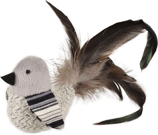 [11425] Peluche pour chat oiseau "Pirin" - Flamingo