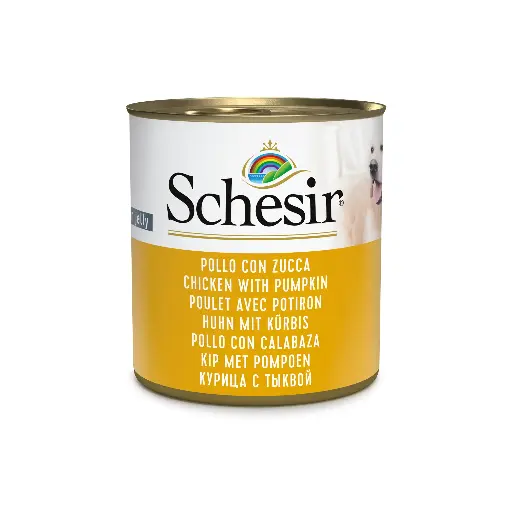 [11602_20411] Boîte de pâtée pour chien en gelée - Poulet avec potiron (285 g) - Schesir