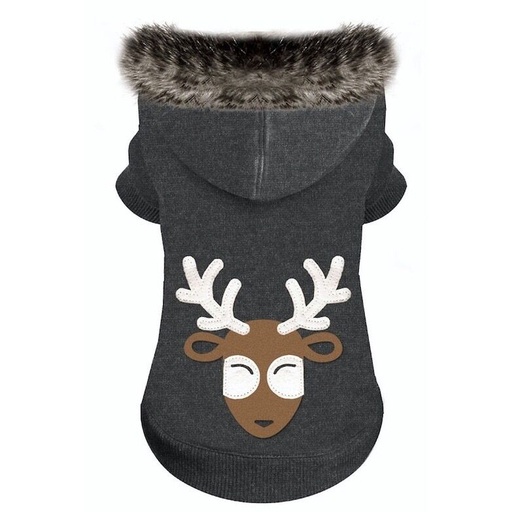 [11793_21138] Sweat hoody "Comet grey" (Taille 28) - Milk & Pepper