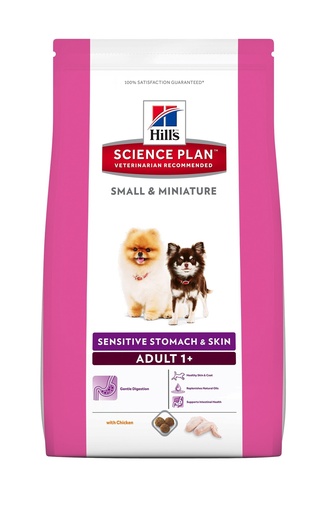 [11824] Canine Adult Small & Miniature Sensitive Stomach & Skin (1.5 kg) - Hill's