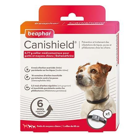 [11860_21573] Collier médicamenteux pour petits et moyens chiens "Canishield" (1 collier) - Beaphar