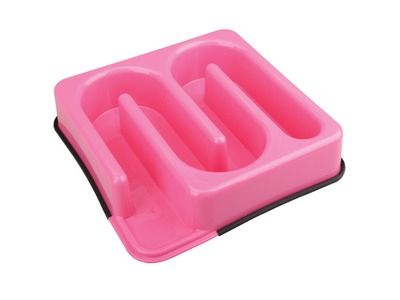 [11995_21748] Gamelle anti-glouton "Labyrinth" (Rose) - M-Pets