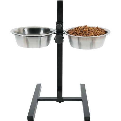 [12059_21823] Porte gamelles avec 2 écuelles en inox (M) - Zolux