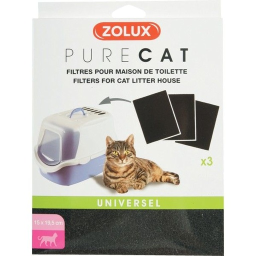 [12075] Filtres pour maison de toilette (x3) - Zolux