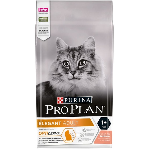 [12110_21926] Pro Plan Elegant Cat Adult Optiderma riche en Saumon (1.5 kg) - Purina