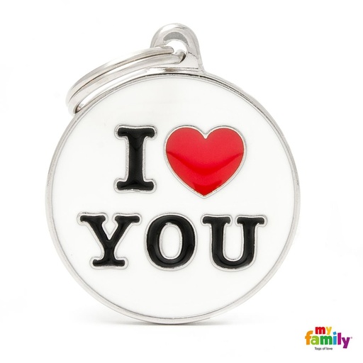 [12131] Médaille "Charms" Love You" - MyFamily