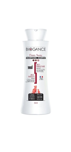 [12139] Shampoing pour chat Fleas Away "anti-parasitaire" (250 ml) - Biogance
