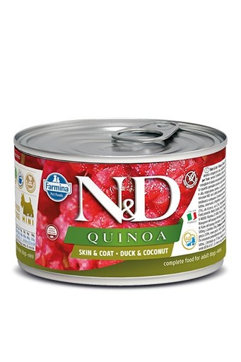 [12236] Chien adulte mini boîte quinoa canard & noix de coco (140 g) - Farmina