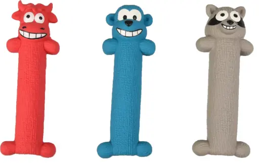 [12425] Jouet chien "Naughty" en latex - Flamingo