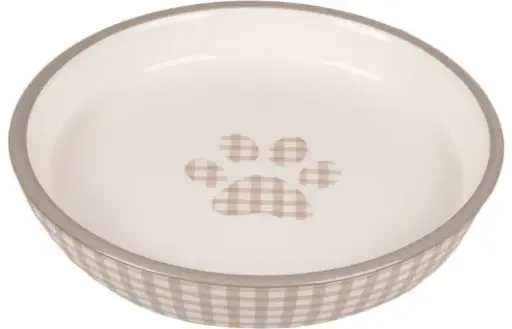 [12443] Assiette pour chat ronde "Mylo" - Flamingo