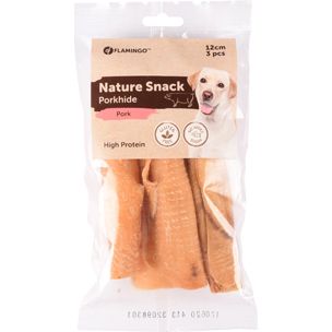 [12464] Snacks Nature rouleau de porc (12 cm) - Flamingo