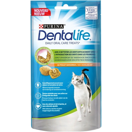 [12646] Dentalife chat au poulet (40 g) - Purina