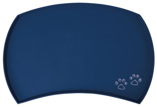 [12683] Set de table en silicone bleu 48 x 27 cm - Trixie
