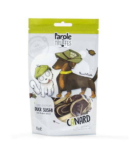 [12780] Friandises Duck Sushi (80 g) - Parole de Truffes