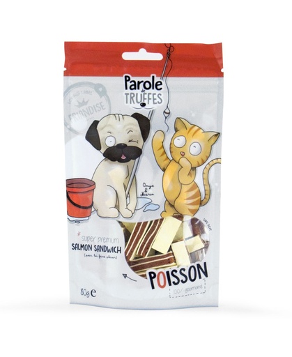 [12783] Friandises Salmon Sandwich (80 g) - Parole de Truffes