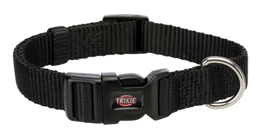 [12937_23450] Collier "Premium" noir (S) - Trixie