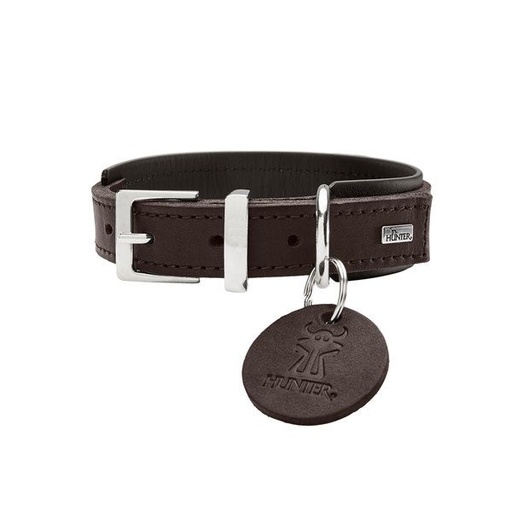 [12995_23528] Collier "Larvik Comfort" - Marron (Taille 35) - Hunter