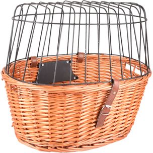 [13002_23540] Panier pour vélo "Canna" (Naturel) - Flamingo