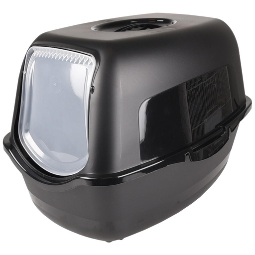 [13019_23547] Bac à litière "Lexie" (Noir) - Flamingo