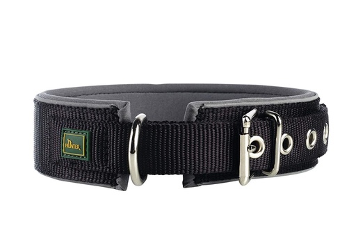 [13071_23651] Collier "Neopren Reflect" noir/gris (Taille 65) - Hunter