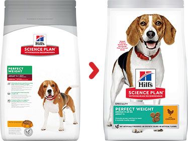 [13096_23834] Canine Adult "Perfect Weight" Medium Poulet (12 kg) - Hill's Science Plan