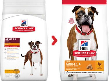 [13098_23837] Canine Adult "Light" Medium Poulet (2.5 kg) - Hill's Science Plan