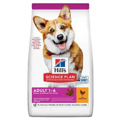 [13103_23847] Canine Adult Small & Mini Poulet (1.5 kg) - Hill's Science Plan