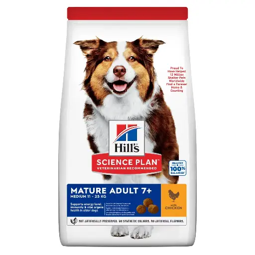 [13128-001] Canine "Mature Adult 7+" Medium Poulet (18 kg) - Hill's Science Plan