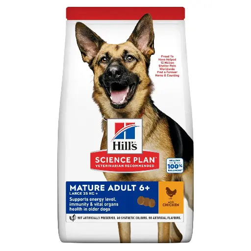 [13129_23913] Canine Mature Adult 6 + Large Breed Poulet (12 kg) - Hill's Science Plan