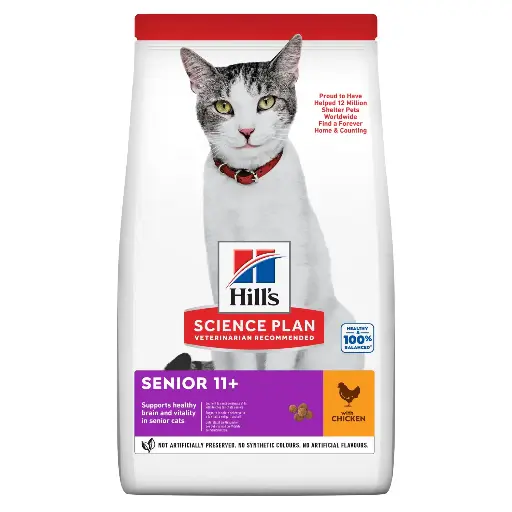 [13134_23928] Feline Senior 11+ au poulet (3 kg) - Hill's Science Plan