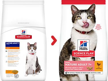 [13145_23952] Feline Mature Light 7+ au poulet (7 kg) - Hill's Science Plan