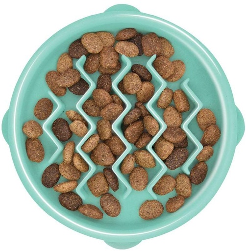 [13257] Gamelle anti-glouton "Fun feeder" Wave Mint - Petstages