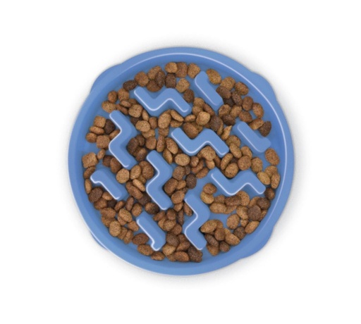 [13258] Gamelle anti-glouton "Fun feeder" Notch Blue - Petstages