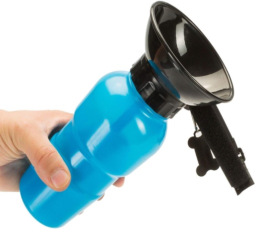 [13259_24072] Gourde avec bol intégré (Bleu) - Wouapy