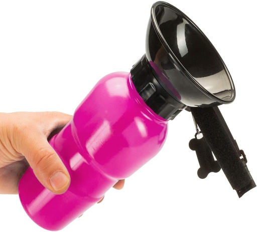 [13259_24073] Gourde avec bol intégré (Rose) - Wouapy