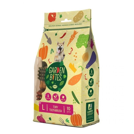 [13318_24123] Brosses à dents "Garden Bites" en sachet (L) - Duvo +