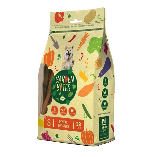 [13320_24128] Dental twisters "Garden Bites" en sachet (S) - Duvo +