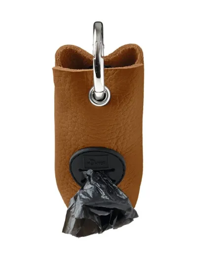 [13428_24314] Distributeur de sacs ramasse crottes "Yuna" (Cognac) - Hunter