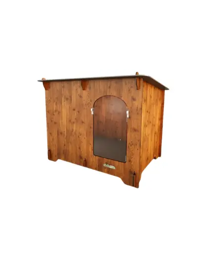 [13446] Niche "Colonial Coloured Line Bois toit Bleu" L - Cucciolotta