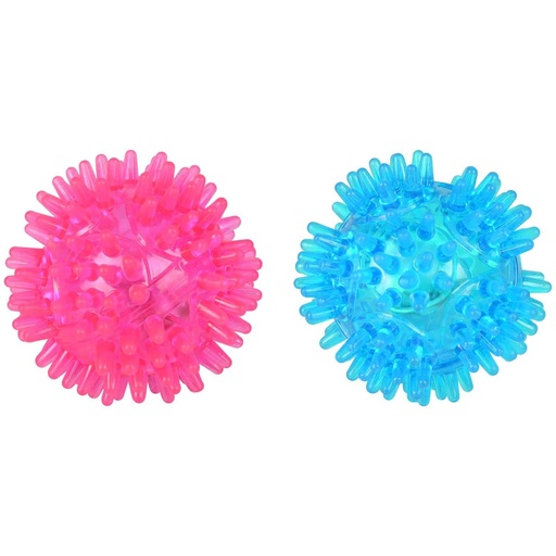 [13491] Balles pour chat "Valda Spiky" - Flamingo
