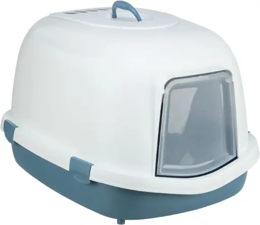 [13665_24775] Bac à litière "Primo" XXL (Bleu / blanc) - Trixie