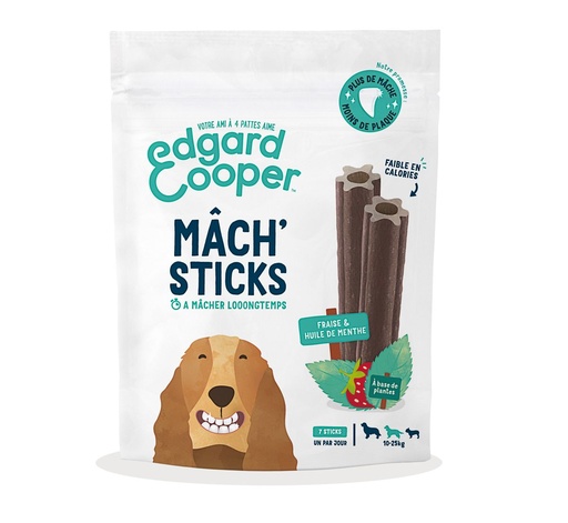 [13686_24791] Mâch'sticks Menthe & Fraise (160 g) - Edgard & Cooper