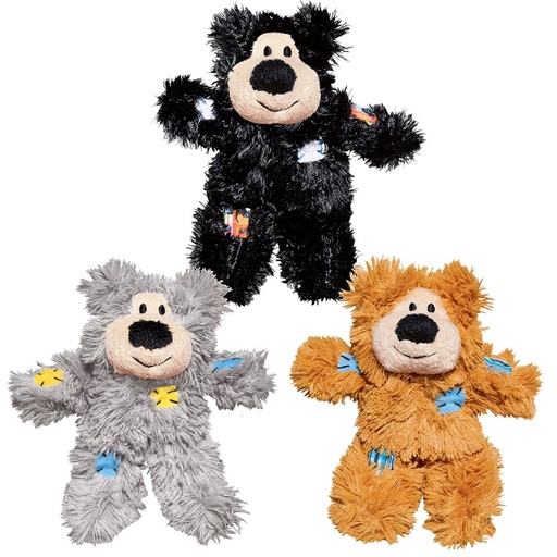 [13778] Kong cat softies patchwork bear