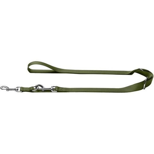 [13790_25038] Laisse réglable "London" - Olive (200 x 1.5 cm) - Hunter