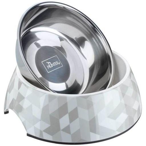 [13809_25066] Ecuelle Baku en mélaminé avec bol inoxydable (160 ml) - Hunter
