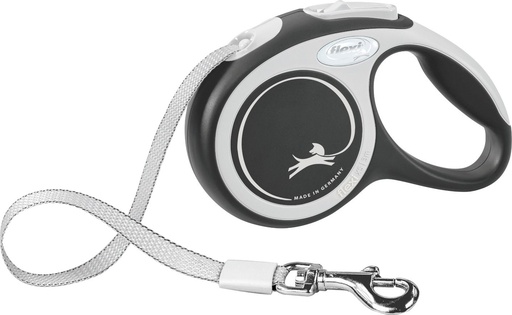 [13889_25208] Laisse sangle "New Comfort" noir (XS) - Flexi
