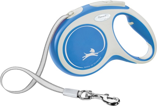 [13902_25241] Laisse sangle "New Comfort" bleu foncé (M) - Flexi