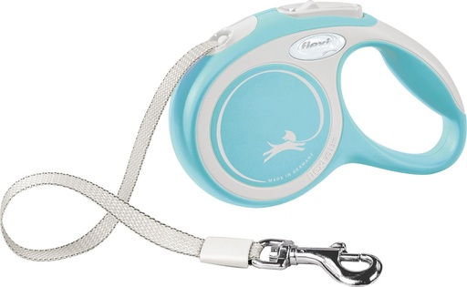 [13906_25252] Laisse sangle "New Comfort" bleu clair (XS) - Flexi