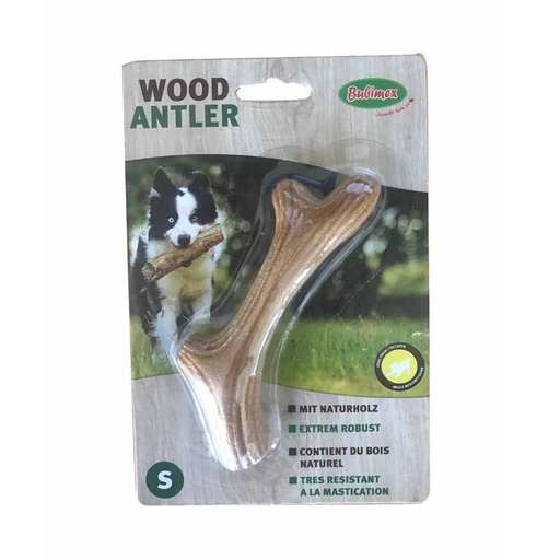 [13917_25263] Stick à mâcher en bois "Wood Antler" (S) - Bubimex