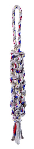 [13929_25268] Corde pour chien "Boudin" avec poignée courte (M) - Bubimex